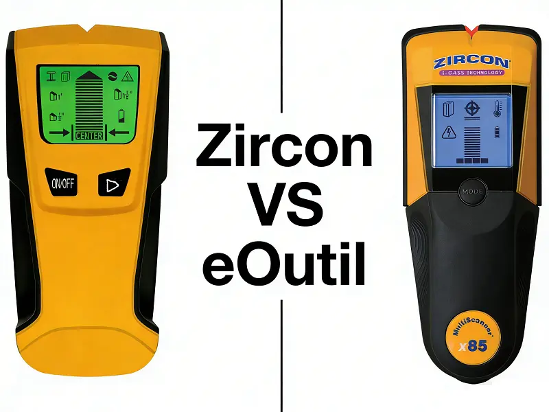 Zircon vs eOUTIL Stud Finders: Which Wall Scanner Leads the B2B Market?
